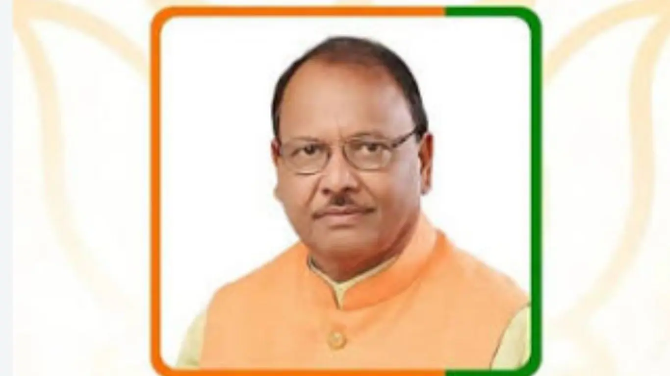 BJP candidate Kedarnath Singh for the Varanasi Division Graduates constituency of the Uttar Pradesh Legislative Council